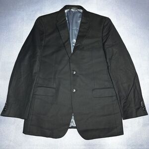 Saks Fifth‎ Avenue Loro Piana Wool Black 2 Button Sports Coat Blazer Men's 42L